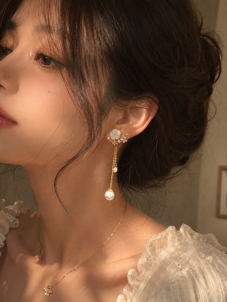 Home pearl earrings ✨🌸
