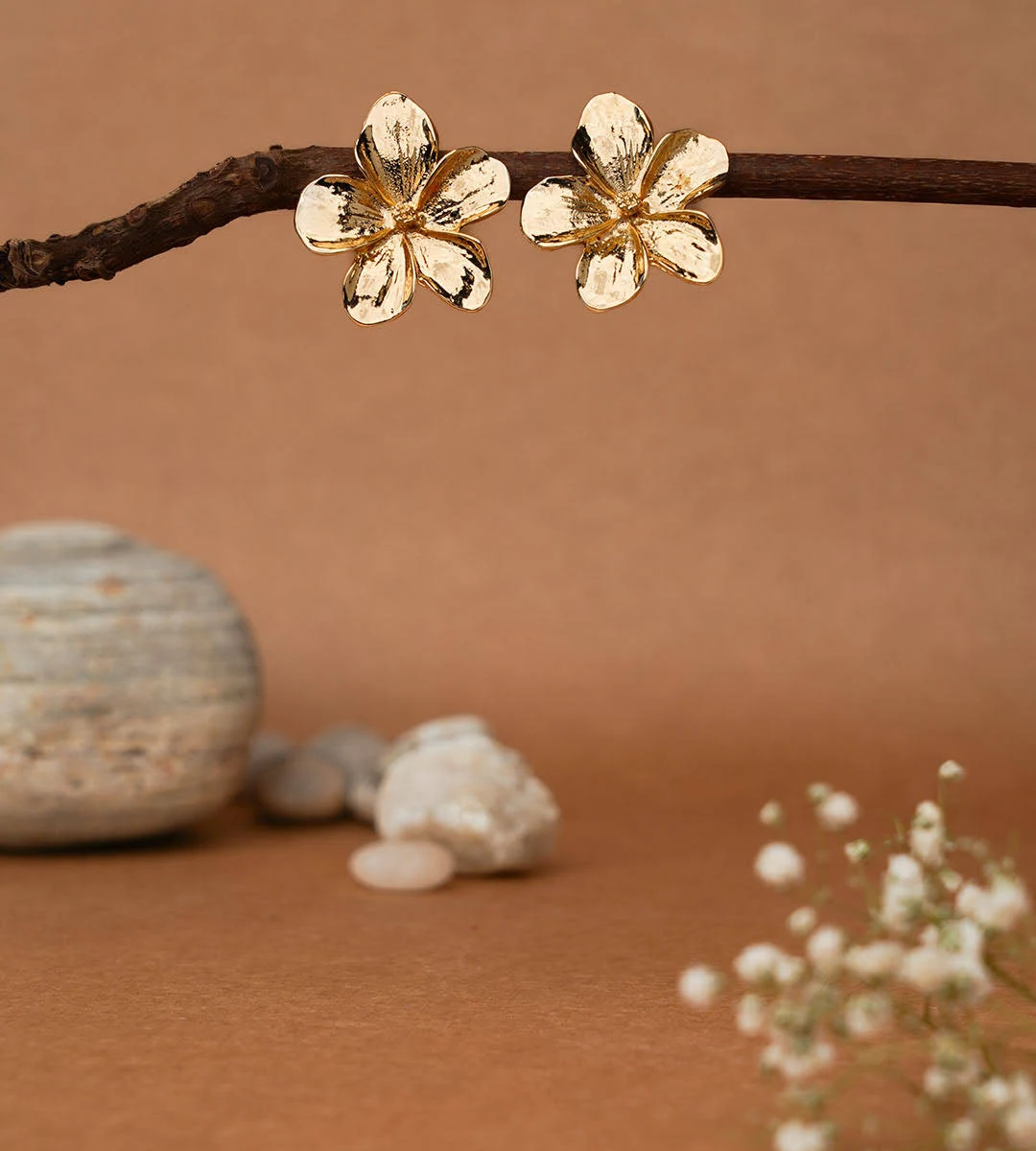 Flower Earring - Statement Earring - Image 2