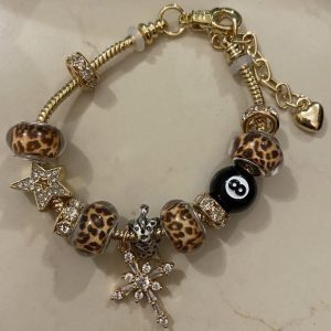 Leopard Charm Bracelet