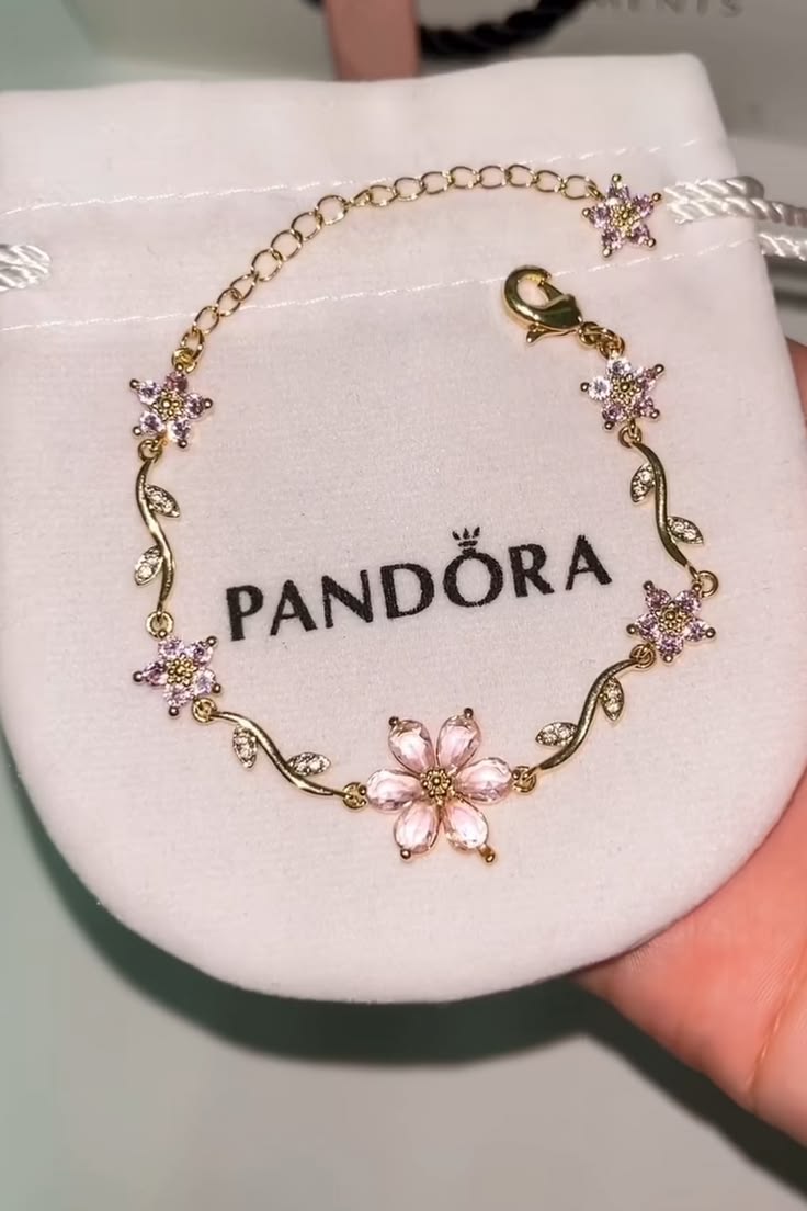 Pink Flower Bracelet - Image 2
