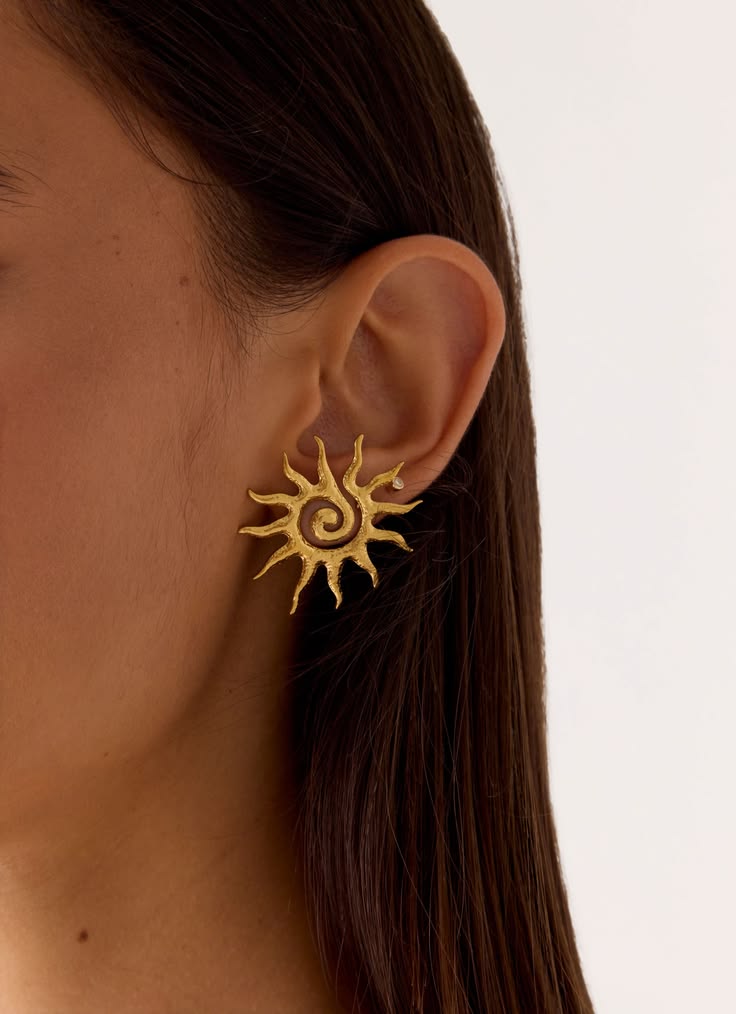 Sun Earrings-Beach Earrings - Image 4