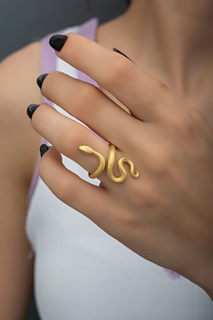 Snake Ring - Baddie Ring - Image 3