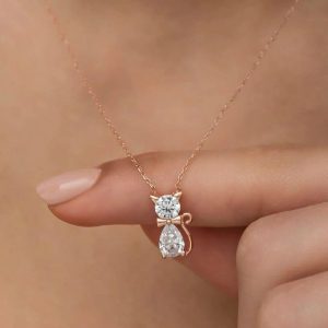 Cat Necklace - Meow
