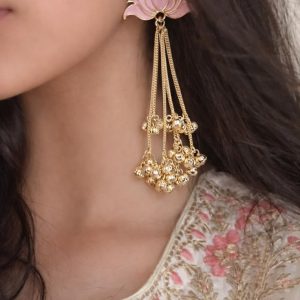 Kashmiri Lotus Earrings